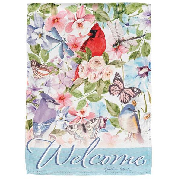 Welcome Birds Mini Flag