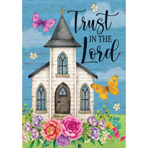 Trust Church Mini Flag