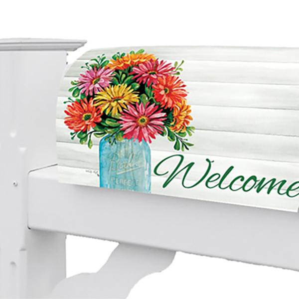 Gerbera Jar Mail Wrap