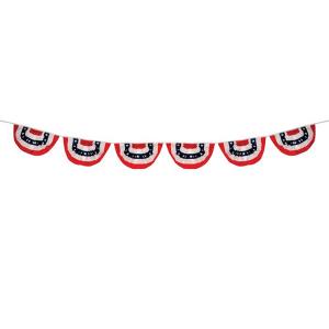 Bunting Garland Patriotic 6 Panel - 9ft