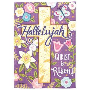    Hallelujah Risen Mini Flag