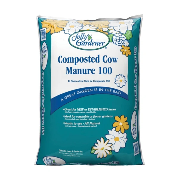 Jolly Gardener Soil Amendment - Organic Cow Compost - 40lb
