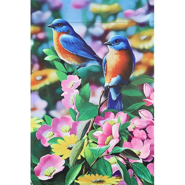Blue Birds Mini Flag