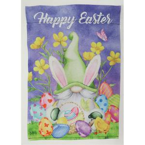    Happy Easter Gnome Mini Flag
