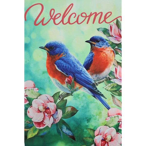 Welcome Birds Mini Flag