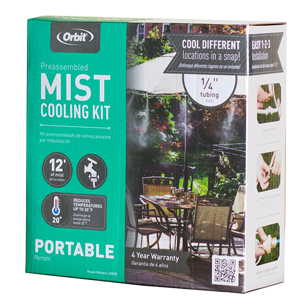  Portable Mist Cooling Kit - 12ft