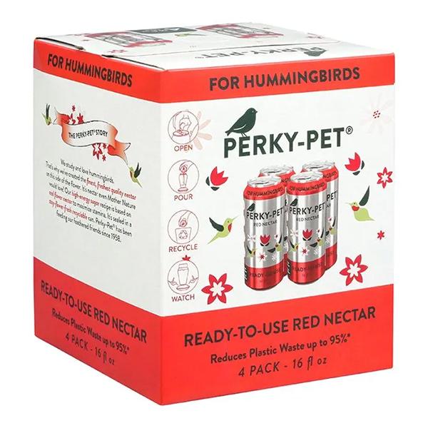 Perky-Pet® Humminbird Nectar Red Ready To Use - 4 Pack - 16oz