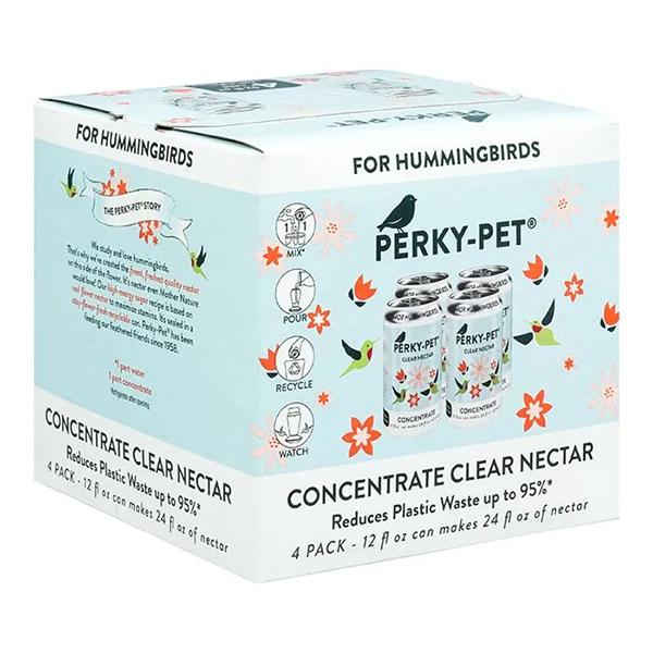  Perky-Pet® Humminbird Nectar Clear Concentrate - 4 Pack - 12oz