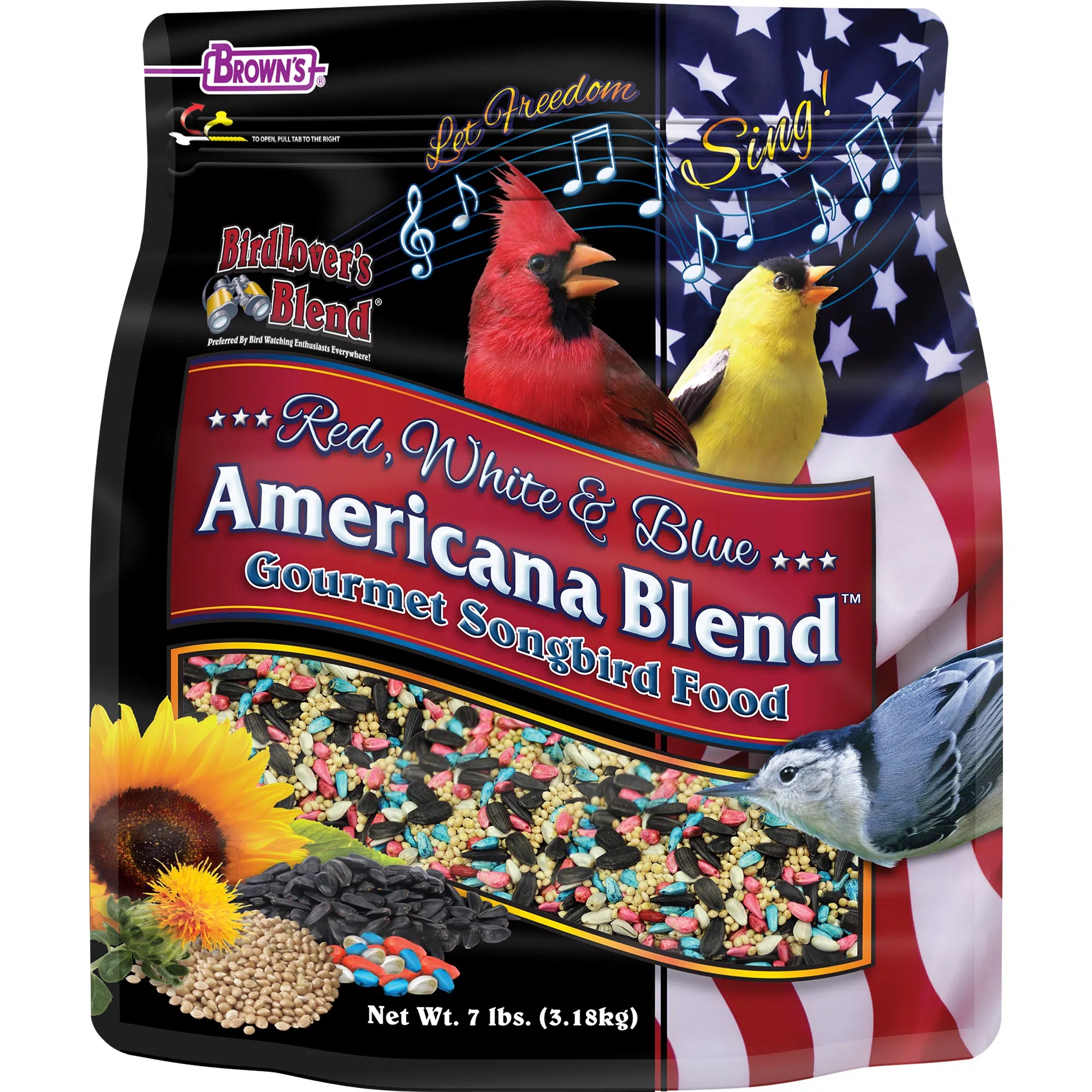 Brown's American Blend - Red, White, and Blue - 7lb