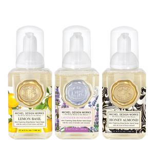 Michel Design Works Mini Hand Soap Set (Lavender Rosemary, Lemon Basil, and Honey Almond)