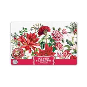 Michel Design Works Christmas Bouquet Paper Placemat