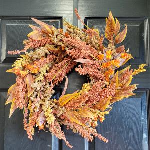 Mix Dried Look Fall Wreath 26in