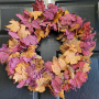 Maple Leaf Fall Wreath 22in