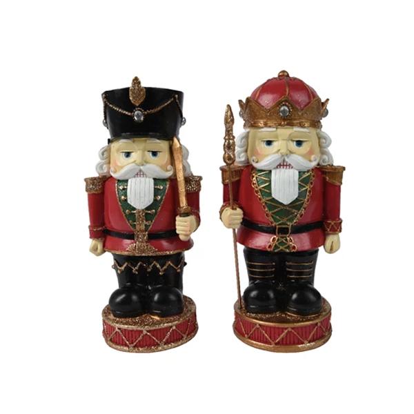 Resin Nutcraker 11 Inch 2 Asst 