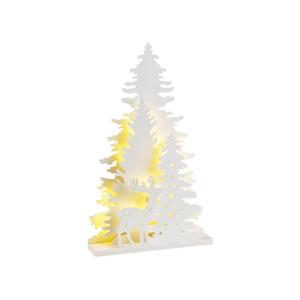 Led Scenery Tree W Deer Battery Operated