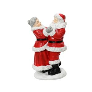 Resin Santa Mrs Claus 6 Inch 