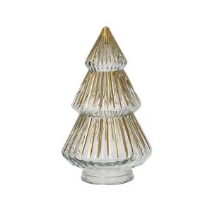 Tree Glass Large Gold 8 Inch