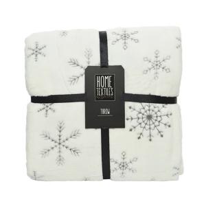 Throw Fleece Snowflake