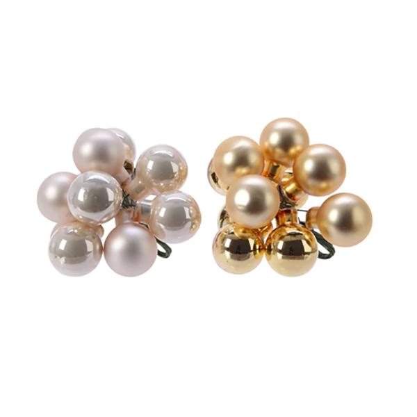 Stem Ball Pearl Gold Mix X10