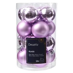 Glass Ball Lilac Breeze Mix X16
