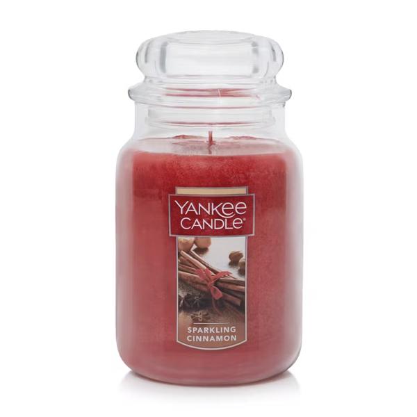 Yankee Christmas Jar 20 oz 2 Wick - Sparkling Cinnamon