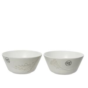 Stoneware Bowl White