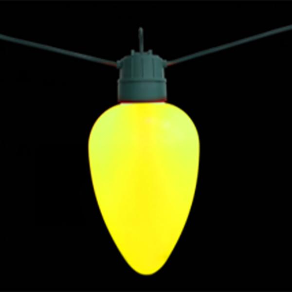 Jumbo Yellow Light Bulb 10 in