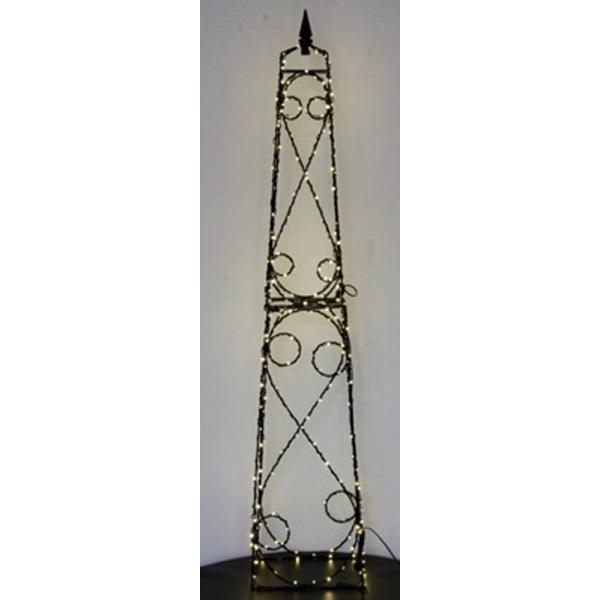 Pre Lit Obelisk Warm White 4 ft 330 lights