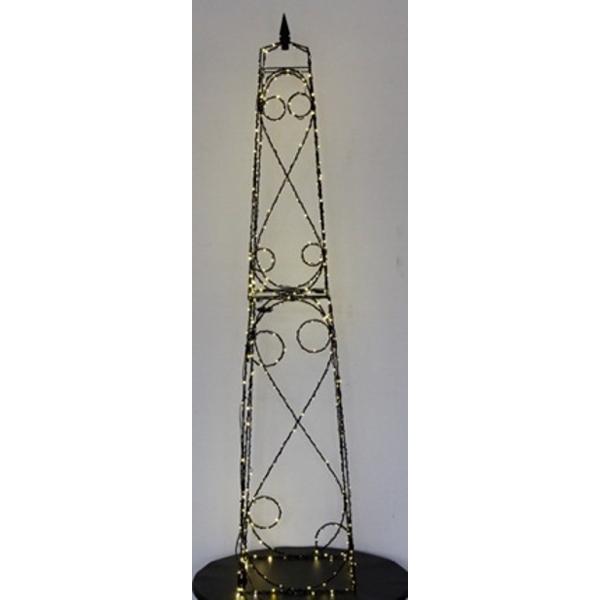 Pre Lit Obelisk Warm White 5 ft 470 lights