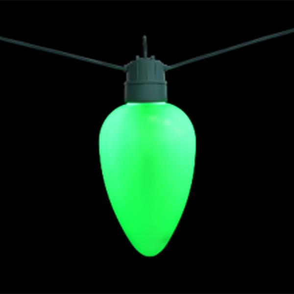 Jumbo Green Light Bulb 10 in