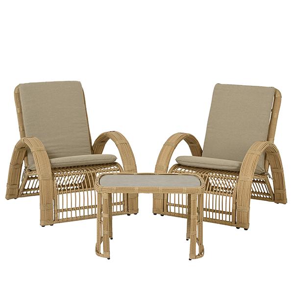 Kaeminkg 3-pc Wicker Set