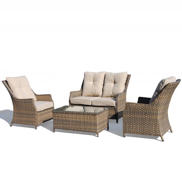 ALFRESCO HOME 4 PC LOVESEAT SET