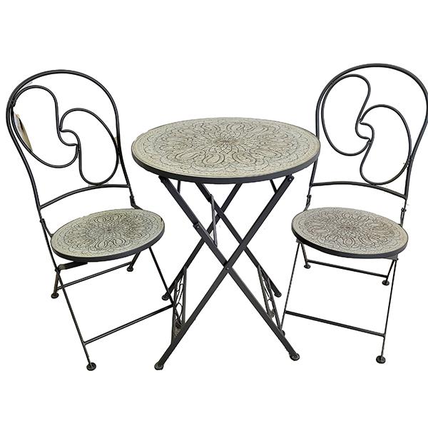 3pc Kaemingk Mosaic Top Fes Bistro