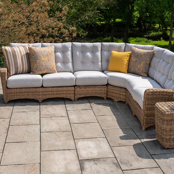 Lloyd Flanders Lifestyles by Lloyd Capetown Sectional