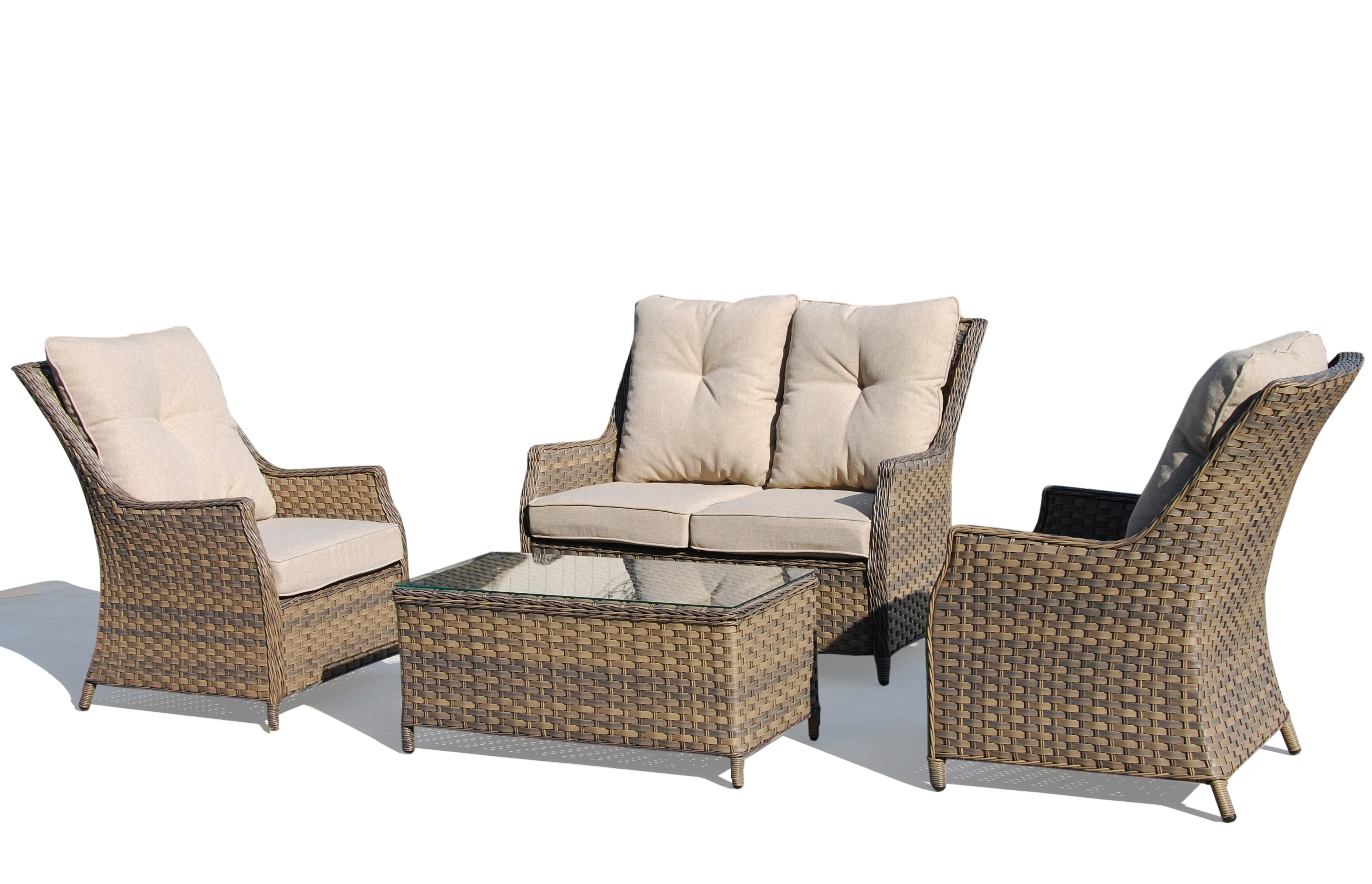 ALFRESCO HOME 4 PC LOVESEAT SET