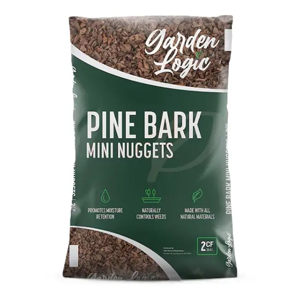 Garden Logic Pine Bark Mini Nuggets - 2 cu ft