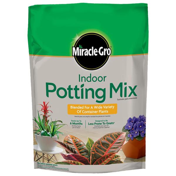 Miracle Gro indoor Potting Soil - 6 qt