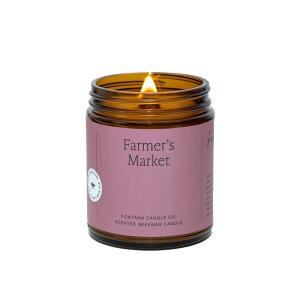 JAR CANDLE BEESWAX FARMERS MARKE