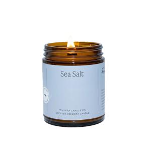 JAR CANDLE BEESWAX SEA SALT