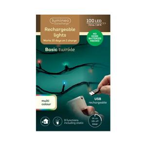 LED Battery Rechargeable 8 Function 100 I/O 