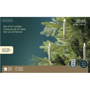 LED Battery Operated Candles; Box of 10 