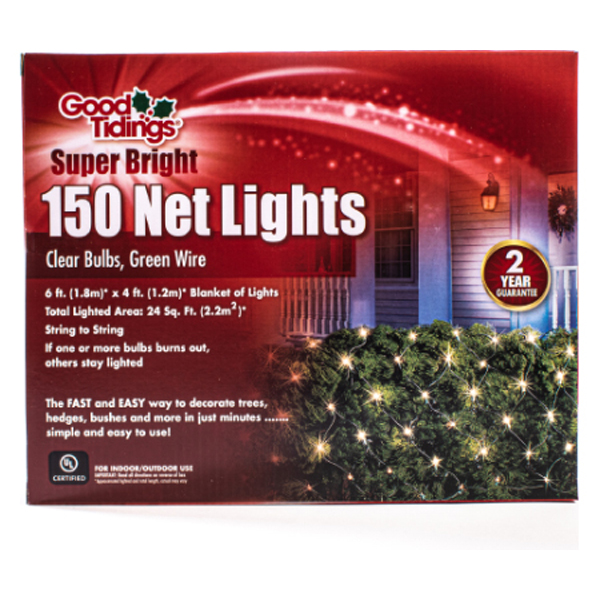 Net Light 150 Clear Lights, 4x6