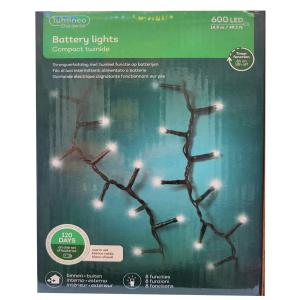 LED Battery Durawise 8 Function 600 Warm White I/O, 49 ft