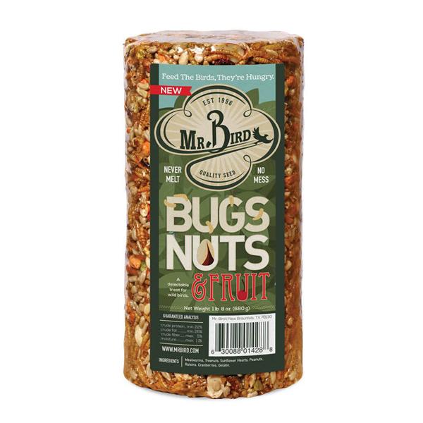 Mr Bird Bugs, Nuts & Fruit Small Cylinder
