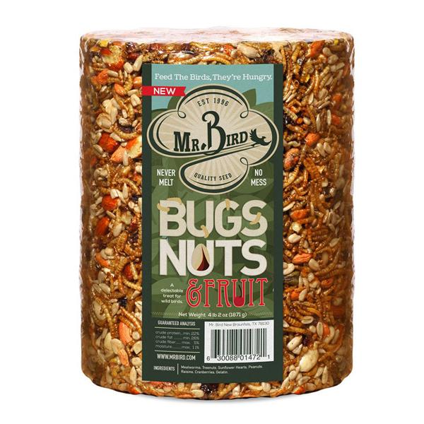 Mr Bird Bugs, Nuts & Fruit Large Cylinder