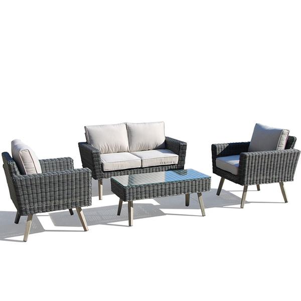 Alfresco Home Valentina Love Seat - 4 piece set