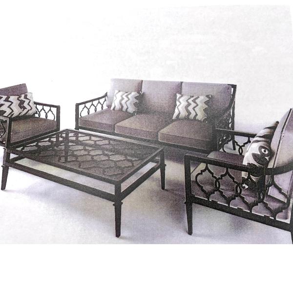 Leisure Classics Brookfield Aluminum Seating - 4 piece set