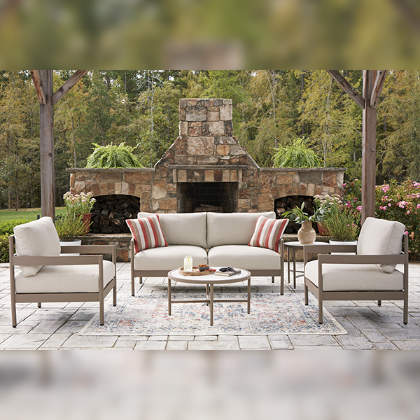 Ashley Outdoor Bluff Trail 5 piece Set 