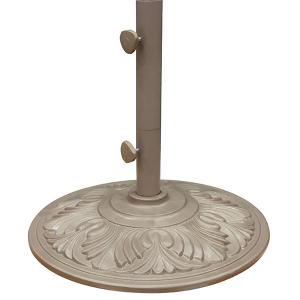 Umbrella Base - Art Deco 50lb Base in Champagne