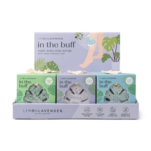 In the buff soap sponge 3 assorted 